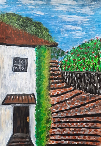 House with Stairs II